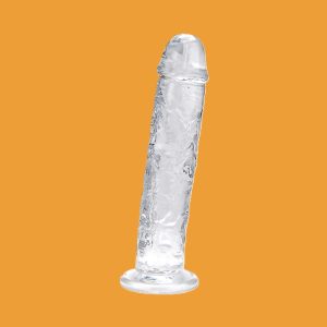 8.5 Inch Suction Cup Dildo Clear